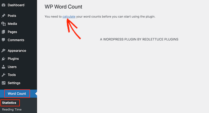 word count calculate