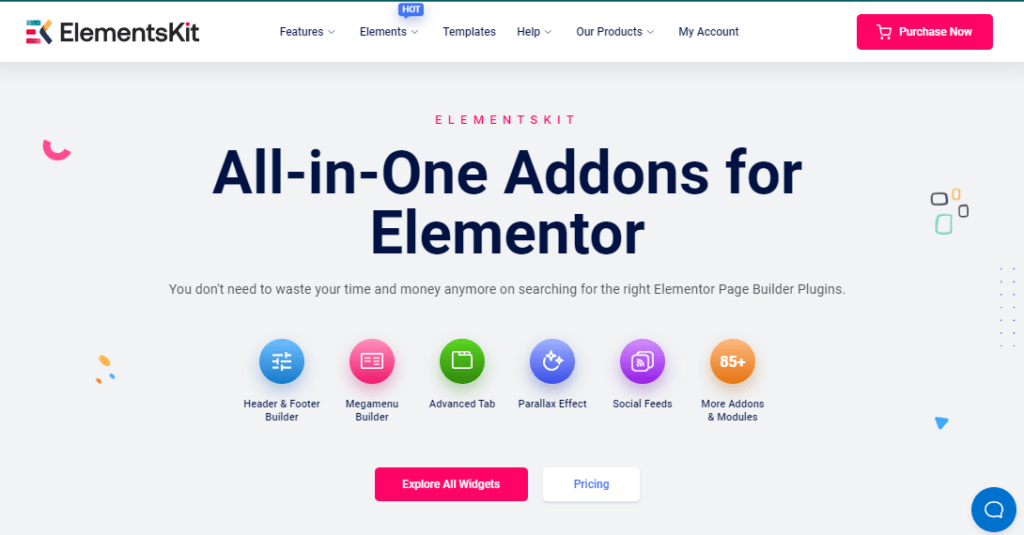 elementskit all in one addon for elementor lottie animation wideget for free wpmet