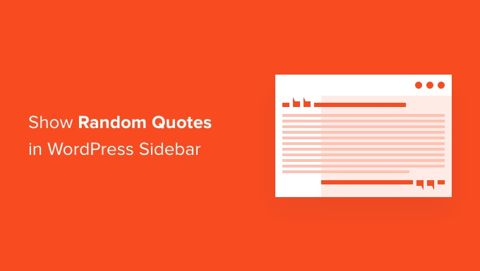 show random quotes in wordpress sidebar og