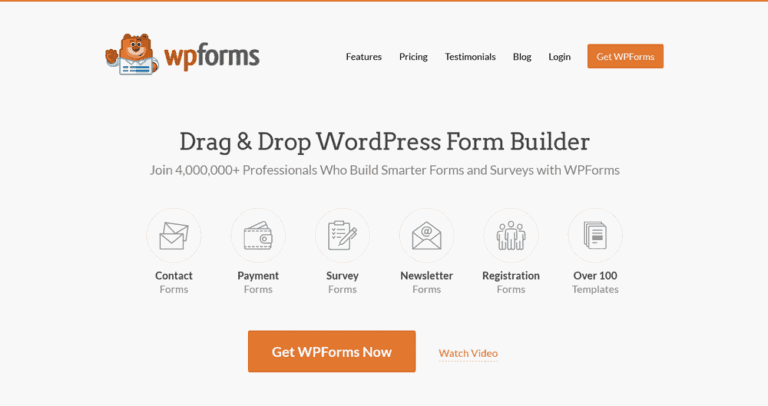 WPForms Contact form plugin for WordPress